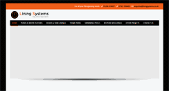 Desktop Screenshot of liningsystems.co.uk